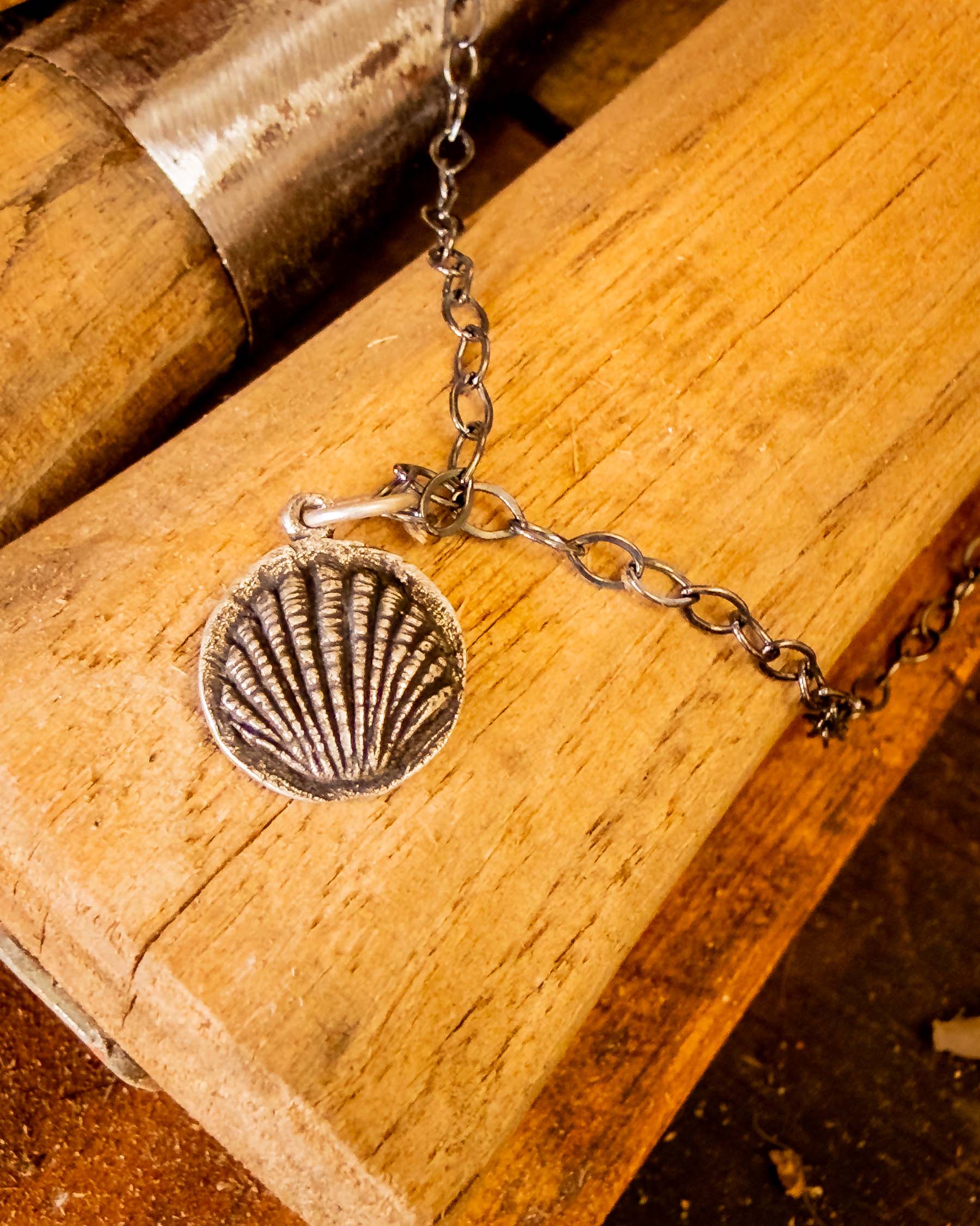 Conch Necklace - Silver