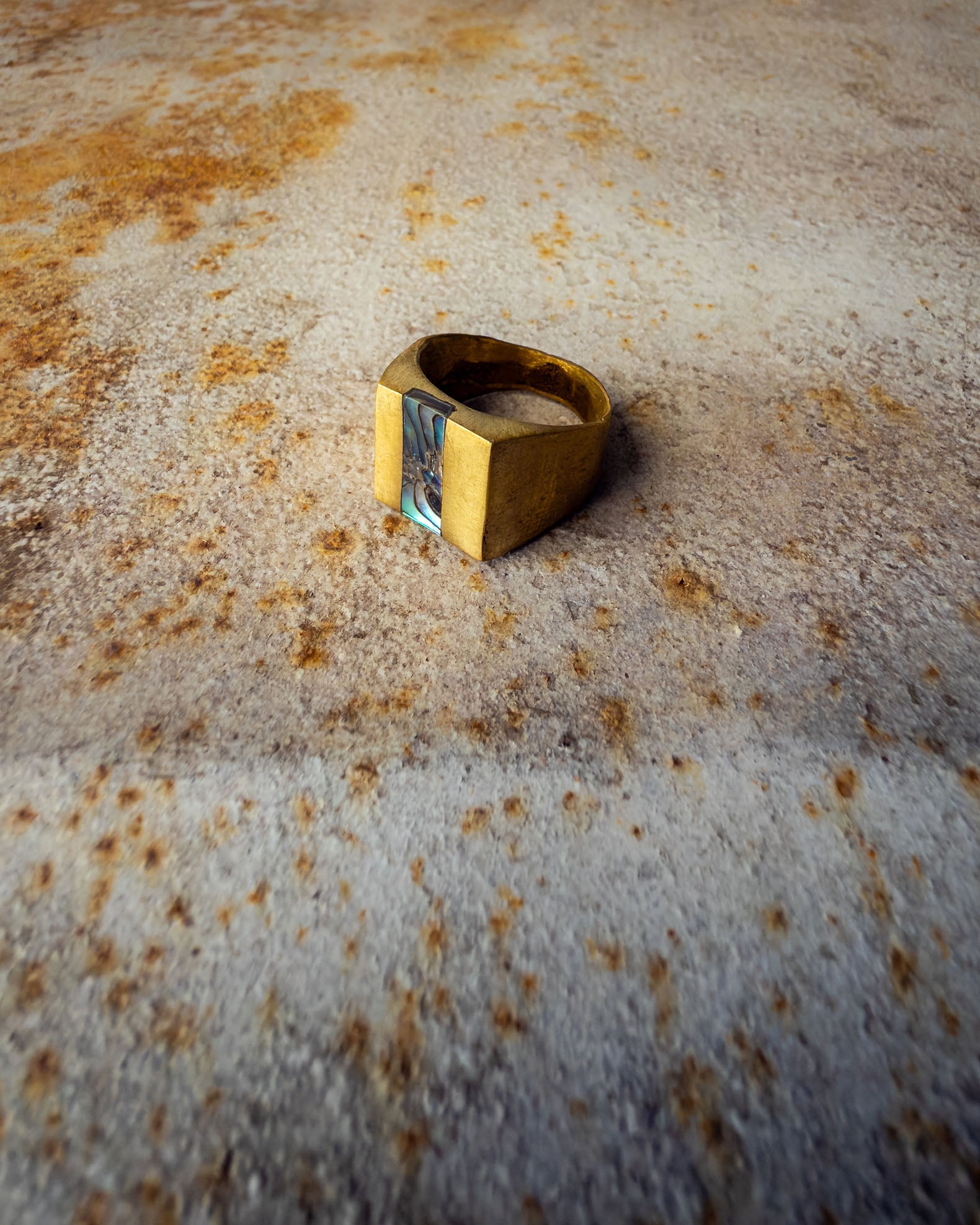 Meridian Ring – Brass