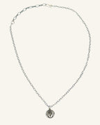 Hand Necklace - Silver