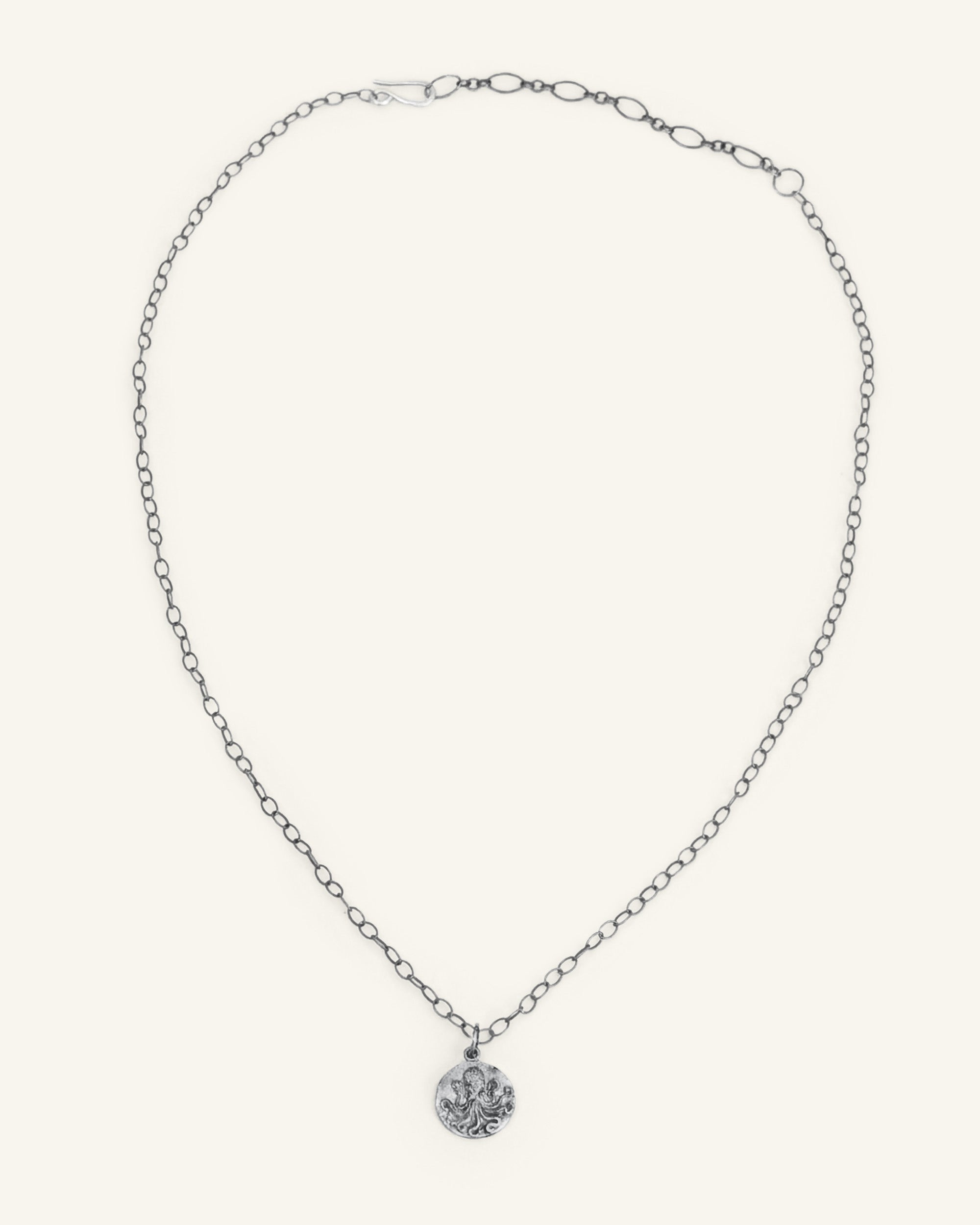 Kraken Necklace - Silver