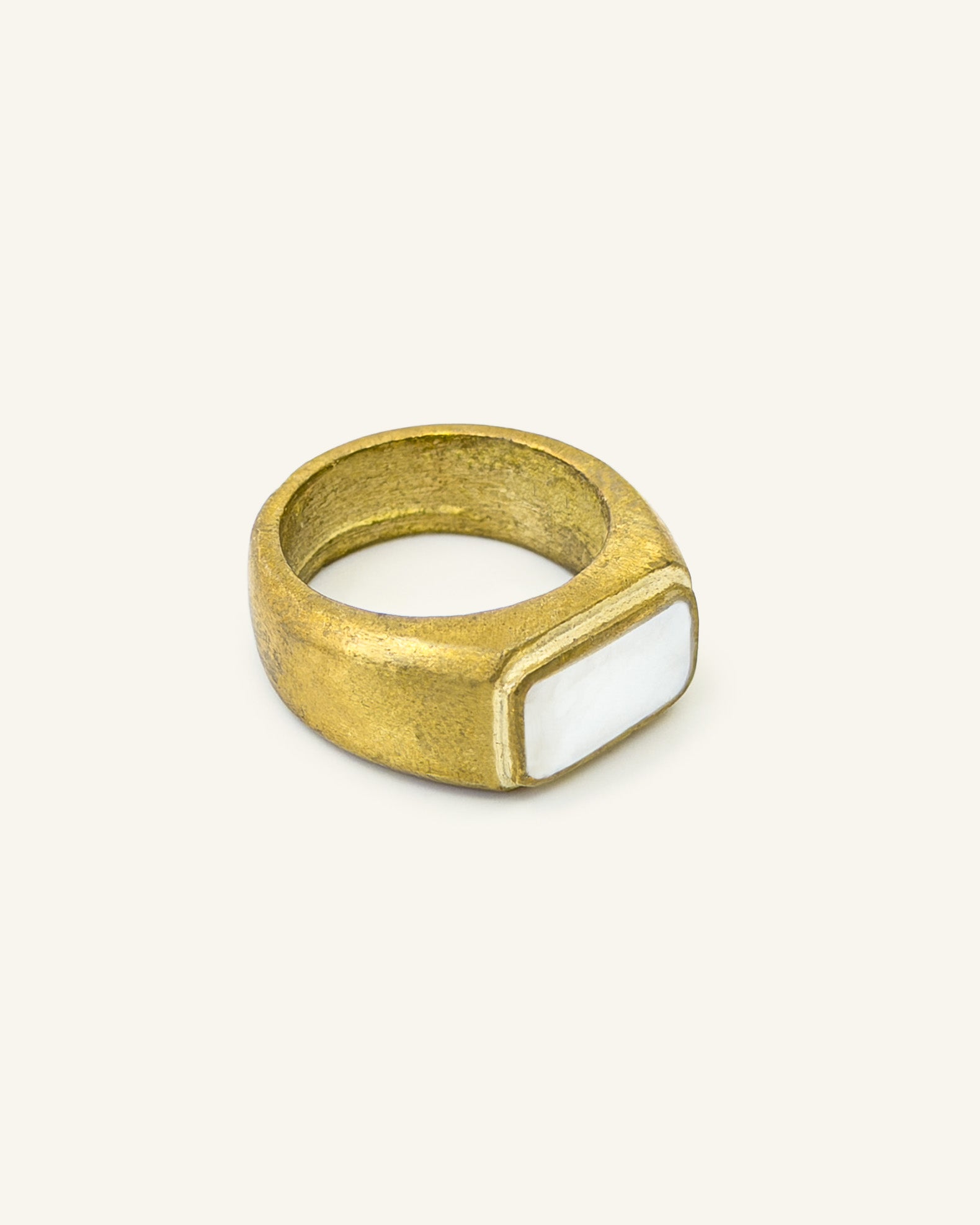 Forge Signet Ring – Brass