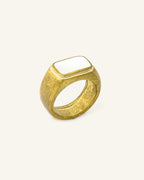 Forge Signet Ring – Brass