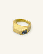 Brutalist Ring – Brass