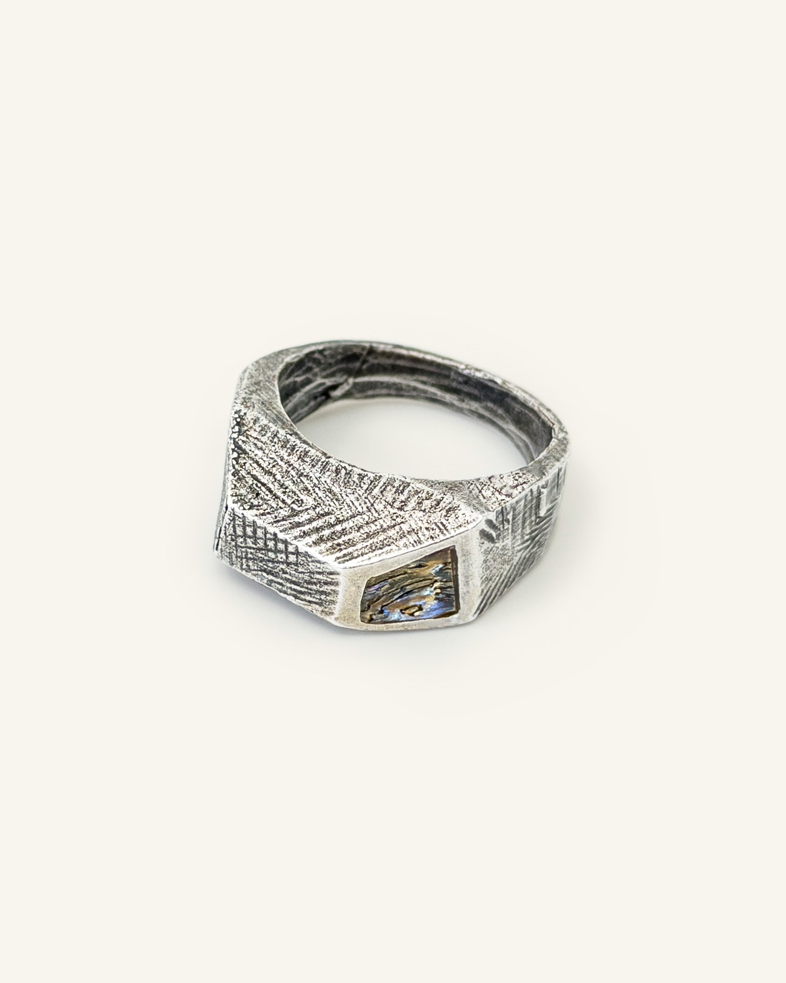 Brutalist Ring – Silver