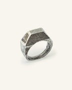 Brutalist Ring – Silver